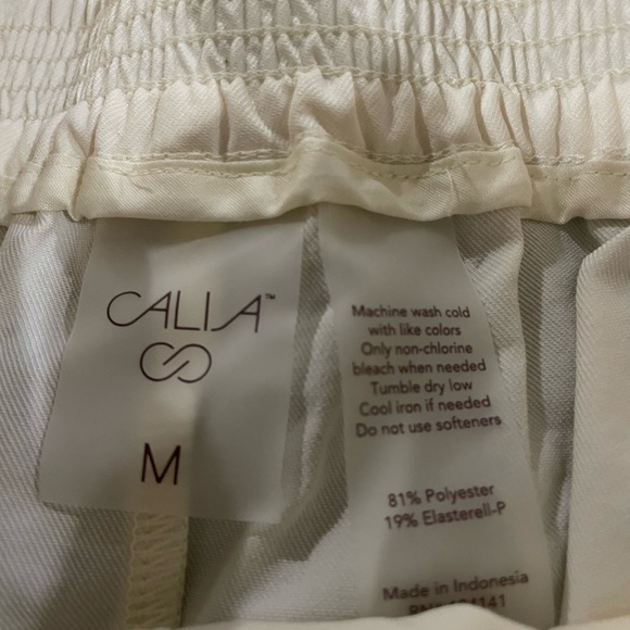 🆕 Calia Journey Trapunto Paperbag Skort, Unbleached - Picture 8 of 8